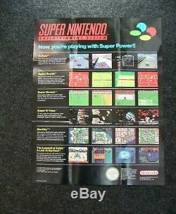 Original SNES Super Nintendo Boxed complete with Mario cart & 12 Boxed Games