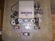 Original Snes Super Nintendo Console With 5 Games Controllers Cords And Mouse