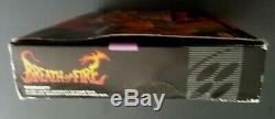 Original SNES Super Nintendo Game Complete BREATH OF FIRE Must See Pics