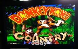 Original Super Nintendo Console Donkey Kong Bundle With Original Box SNES