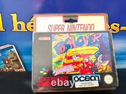 PUSH OVER super nintendo PAL snes new hard blister new sealed GAME SEALED