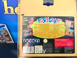PUSH OVER super nintendo PAL snes new hard blister new sealed GAME SEALED