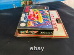 PUSH OVER super nintendo PAL snes new hard blister new sealed GAME SEALED