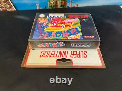 PUSH OVER super nintendo PAL snes new hard blister new sealed GAME SEALED
