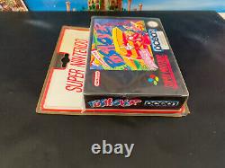 PUSH OVER super nintendo PAL snes new hard blister new sealed GAME SEALED