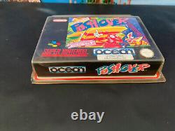 PUSH OVER super nintendo PAL snes new hard blister new sealed GAME SEALED