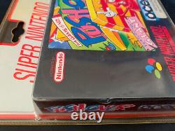 PUSH OVER super nintendo PAL snes new hard blister new sealed GAME SEALED