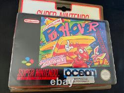 PUSH OVER super nintendo PAL snes new hard blister new sealed GAME SEALED