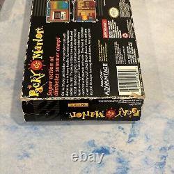 Packy & Marlon (SNES, Super Nintendo) Game Manual Box Extremely Rare Tested