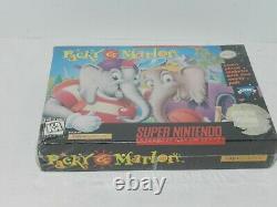 Packy & Marlon Super Nintendo SNES Game Brand New Sealed And RARE
