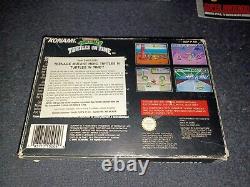 Pal Snes Super Nintendo Video Game Turtles In Time 4 IV CIB Complete in box