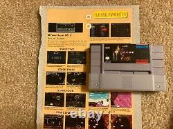 Phalanx (Super Nintendo SNES) Complete CIB with Poster + Ad