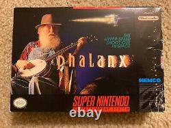 Phalanx (Super Nintendo SNES) Complete CIB with Poster + Ad