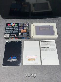 Pieces SNES Super Nintendo CIB Complete With Box & Booklets 100% Authentic Tested