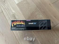 Pinball Dreams Super Nintendo Entertainment System (SNES) New Factory Sealed