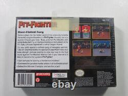 Pit Fighter Super Nintendo (snes) Ntsc-usa (new Brand New)