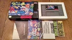 Pocky & Rocky 2 Complete In Box Super Nintendo SNES