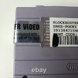 Pocky & Rocky 2 NATSUME SNES Super Nintendo System 1995 Authentic Tested