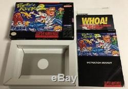 Pocky & Rocky 2 SNES (Super Nintendo) BOX MANUAL INSERTS ONLY, NO GAME Authentic
