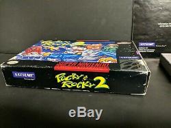 Pocky & Rocky 2 (Super Nintendo Entertainment System, 1995) SNES Complete Boxed