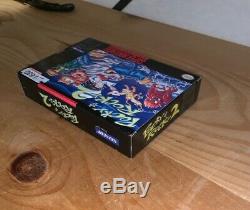 Pocky & Rocky 2 Super Nintendo SNES Complete CIB Near Mint Rare