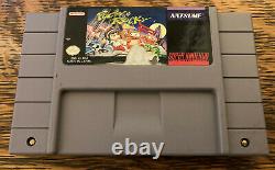 Pocky & Rocky (Super Nintendo Entertainment System) SNES authentic cart, tested