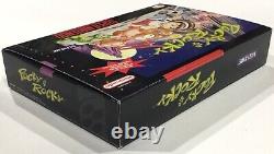 Pocky & Rocky Super Nintendo SNES CIB Complete Near Mint + Poster