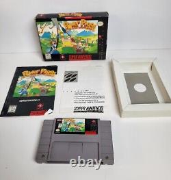 Power Piggs Of The Dark Age (Super Nintendo SNES) RARE, Authentic, CIB