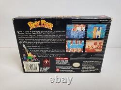 Power Piggs Of The Dark Age (Super Nintendo SNES) RARE, Authentic, CIB