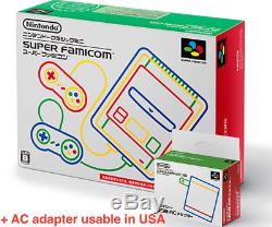 Pre-sale SNES Super Nintendo Entertainment System Mini Japan Ver &AC Adapter NEW