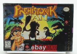 Prehistorik Man Super Nintendo SNES Sealed V Seam 1996