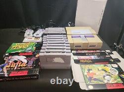 Preowned SUPER NINTENDO SNES lot 16 Games, Nice Boxes READ DESCRIPTION