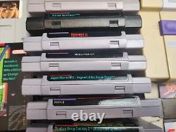 Preowned SUPER NINTENDO SNES lot 16 Games, Nice Boxes READ DESCRIPTION