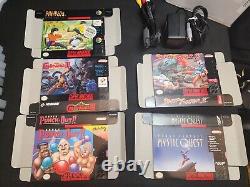 Preowned SUPER NINTENDO SNES lot 16 Games, Nice Boxes READ DESCRIPTION