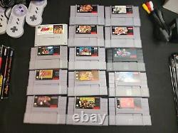 Preowned SUPER NINTENDO SNES lot 16 Games, Nice Boxes READ DESCRIPTION