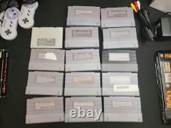 Preowned SUPER NINTENDO SNES lot 16 Games, Nice Boxes READ DESCRIPTION