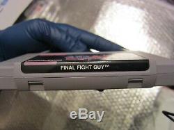 RARE Final Fight GUY authentic genuine SNES Super Nintendo Excellent Blockbuster