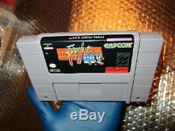 RARE Final Fight GUY authentic genuine SNES Super Nintendo Excellent Blockbuster