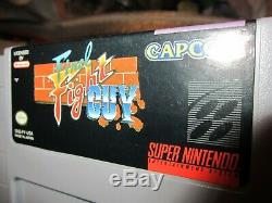 RARE Final Fight GUY authentic genuine SNES Super Nintendo Excellent Blockbuster