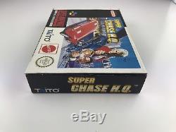RARE! Super Chase HQ Boxed Super Nintendo Snes Aus Pal