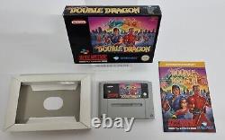 RARE Super Double Dragon Complete UK PAL SNES Super Nintendo Game FREE P&P