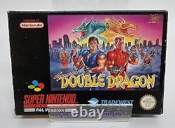 RARE Super Double Dragon Complete UK PAL SNES Super Nintendo Game FREE P&P