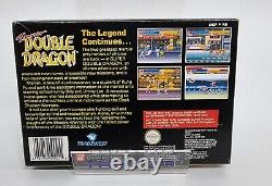 RARE Super Double Dragon Complete UK PAL SNES Super Nintendo Game FREE P&P