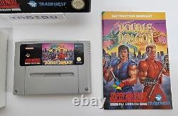 RARE Super Double Dragon Complete UK PAL SNES Super Nintendo Game FREE P&P