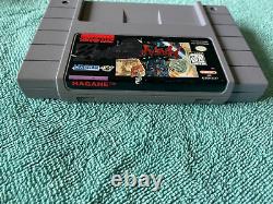 RARE Super Nintendo SNES Hagane AUTHENTIC TESTED WORKING HOLY GRAIL READ