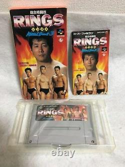 RINGS Astral Bout 3 Nintendo Super Famicom SNES Japan Video Games