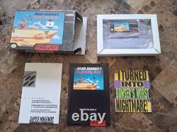 ROAD RUNNER'S DEATH VALLEY RALLY Super Nintendo SNES CIB 100% Collector Quality