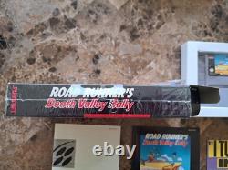 ROAD RUNNER'S DEATH VALLEY RALLY Super Nintendo SNES CIB 100% Collector Quality