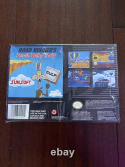 ROAD RUNNER'S DEATH VALLEY RALLY Super Nintendo SNES Game CIB 100% Authentic