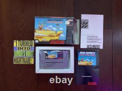 ROAD RUNNER'S DEATH VALLEY RALLY Super Nintendo SNES Game CIB 100% Authentic